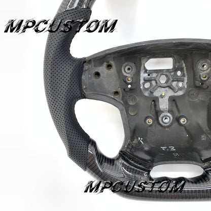 Mpcustom for Volvo S80 2007-2008 carbon fiber steering wheel black stitching