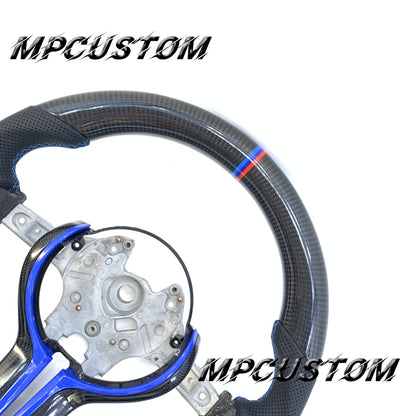 Mpcustom for BMW 2 series F22/F23/F44/F45 carbon fiber steering wheel blue trim