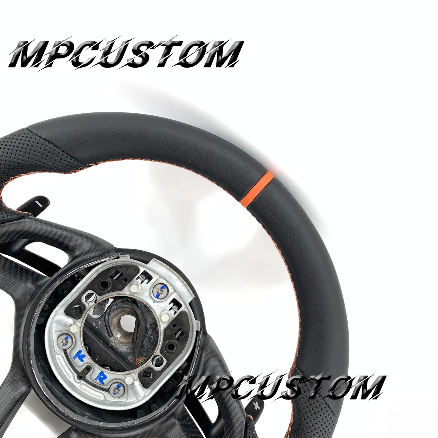 Mpcustom for McLaren 650S 2015-2017 carbon fiber steering wheel round top