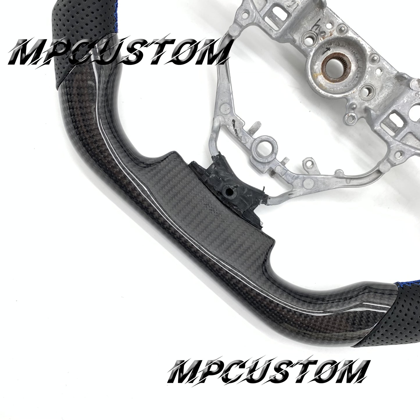 Mpcustom for Toyota Sienta 2017 carbon fiber steering wheel flat top