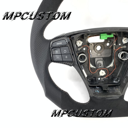 Mpcustom for Volvo S40 2008 carbon fiber steering wheel round top