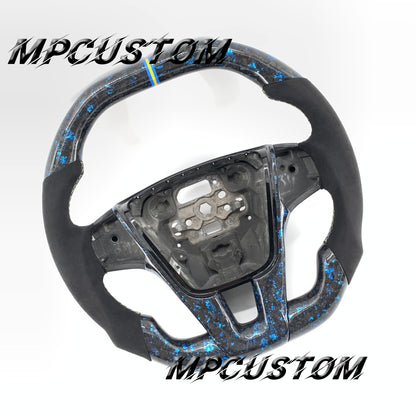 Mpcustom for Volvo v60R 2017 carbon fiber steering wheel flat top