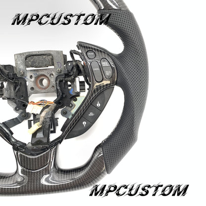 Mpcustom for Acura TL 2007-2008 carbon fiber steering wheel gloss