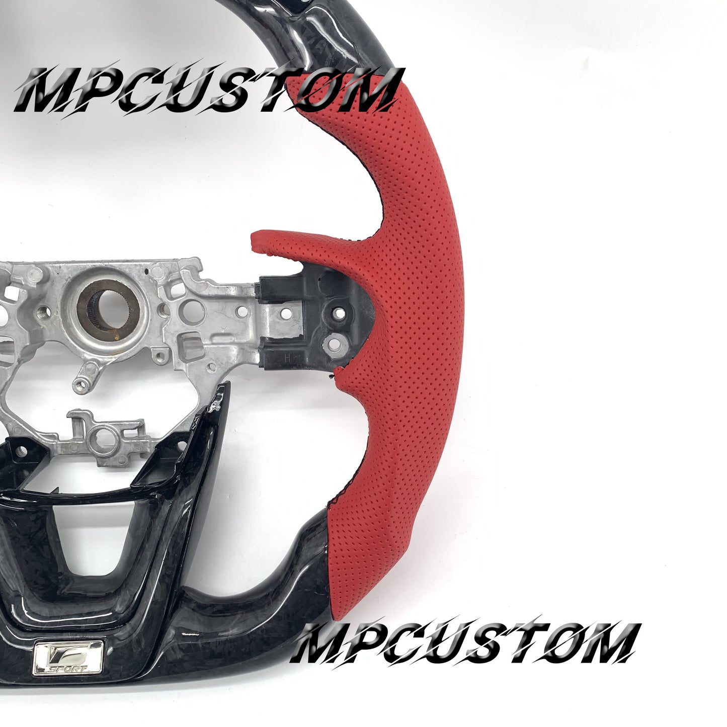 Mpcustom for Lexus NX350 2022 carbon fiber steering wheel gloss and led