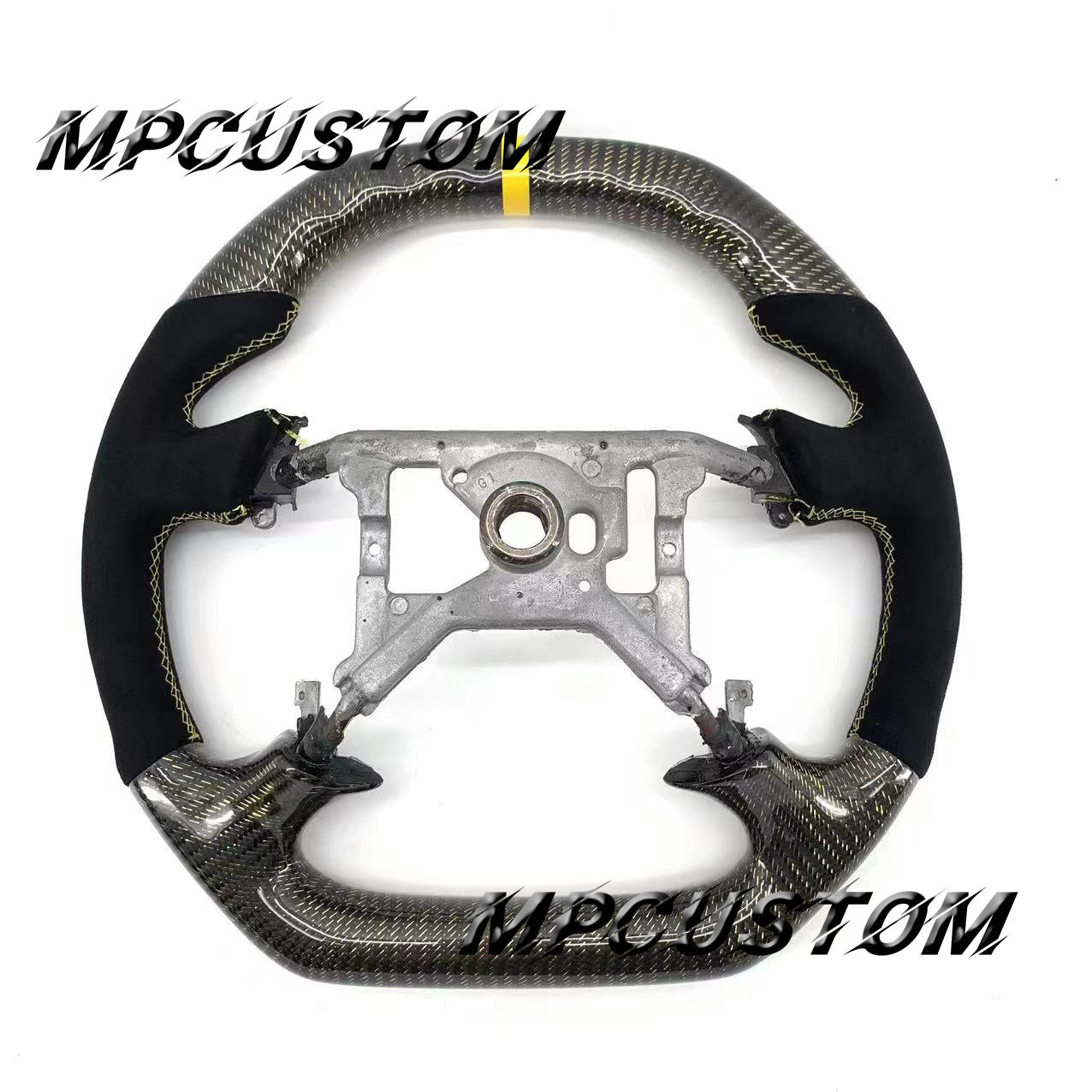 Mpcustom for Ford Mstang 1999-2004 carbon fiber steering wheel flat top