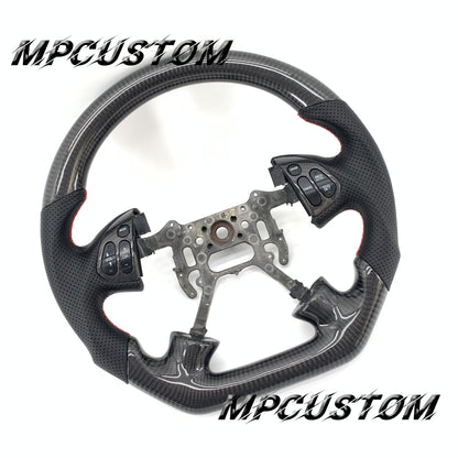 Mpcustom for Acura TL 2004-2006 carbon fiber steering wheel flat bottom