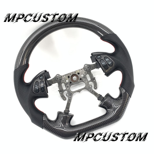 Mpcustom for Acura TL 2004-2006 carbon fiber steering wheel flat bottom
