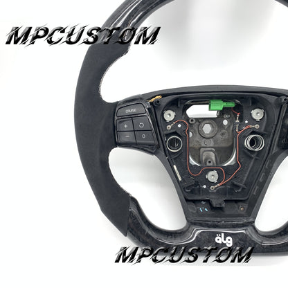 Mpcustom for Volvo S40 2008 carbon fiber steering wheel gloss