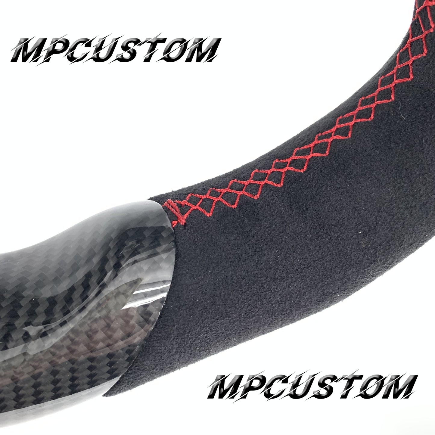 Mpcustom for Audi B9 S3 2017-2020 carbon fiber steering wheel round top