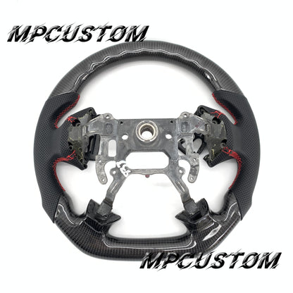 Mpcustom for Acura TL 2004-2006 carbon fiber steering wheel round top