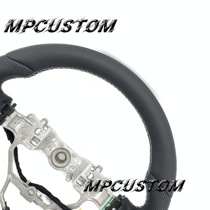 Mpcustom for Lexus GS350 2013-2015 carbon fiber steering wheel white stitching