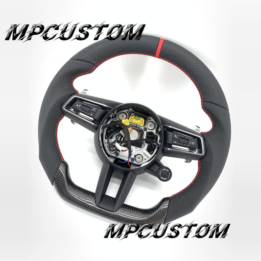 Mpcustom for Porsche 911 2020 carbon fiber steering wheel round top
