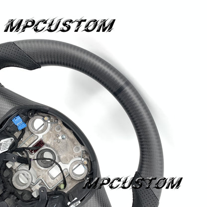 Mpcustom for Tesla model 3 Y 2022 carbon fiber steering wheel round top