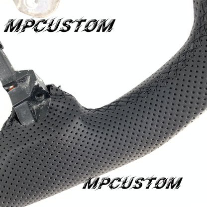 Mpcustom for Toyota Highlander 2007-2011 carbon fiber steering wheel perforated leather