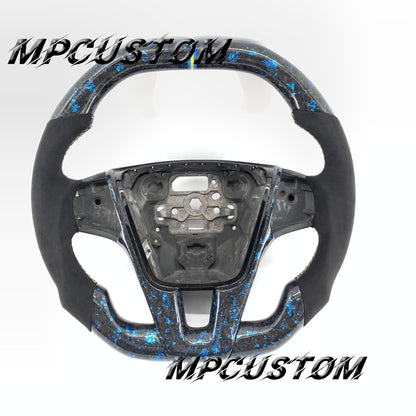 Mpcustom for Volvo v60R 2017 carbon fiber steering wheel gloss and flat top