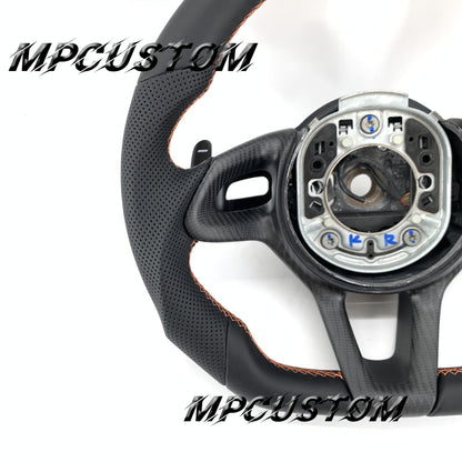 Mpcustom for McLaren 650S 2015-2017 carbon fiber steering wheel round top
