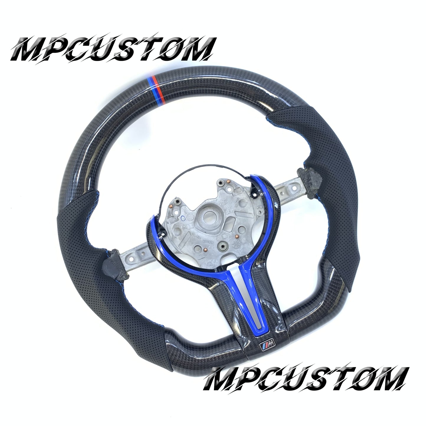 Mpcustom for BMW 3 series F30/F31/F35 carbon fiber steering wheel round top and flat bottom