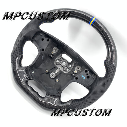 Mpcustom for Volvo S80 2007-2008 carbon fiber steering wheel flat bottom