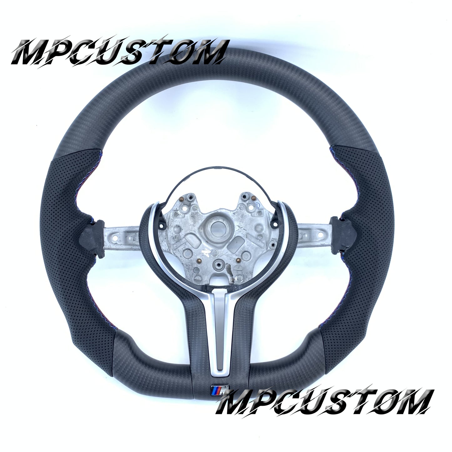 Mpcustom for BMW 1 series F20/F21/F40 carbon fiber steering wheel perforated leather