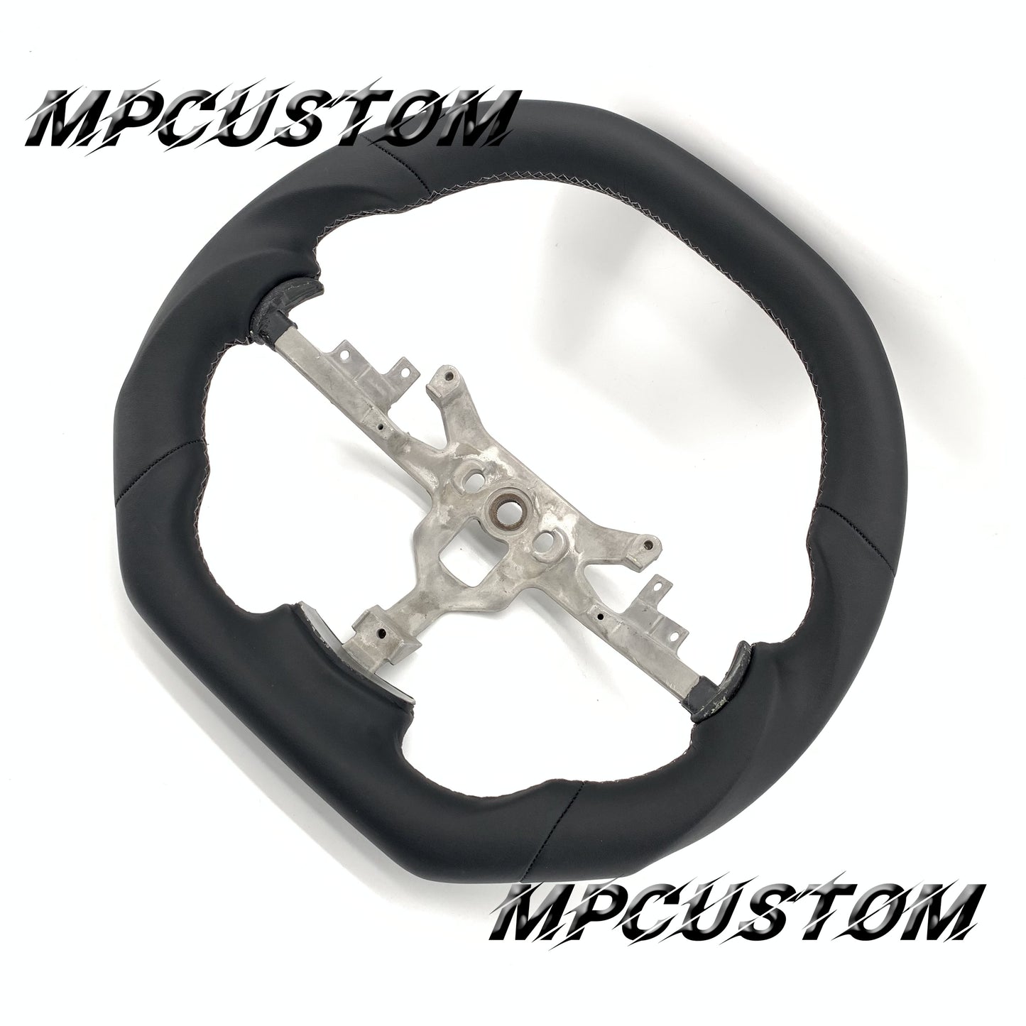 Mpcustom for Chevrolet Corvette C6 ZR1 Z06 carbon fiber steering wheel matte and black smooth