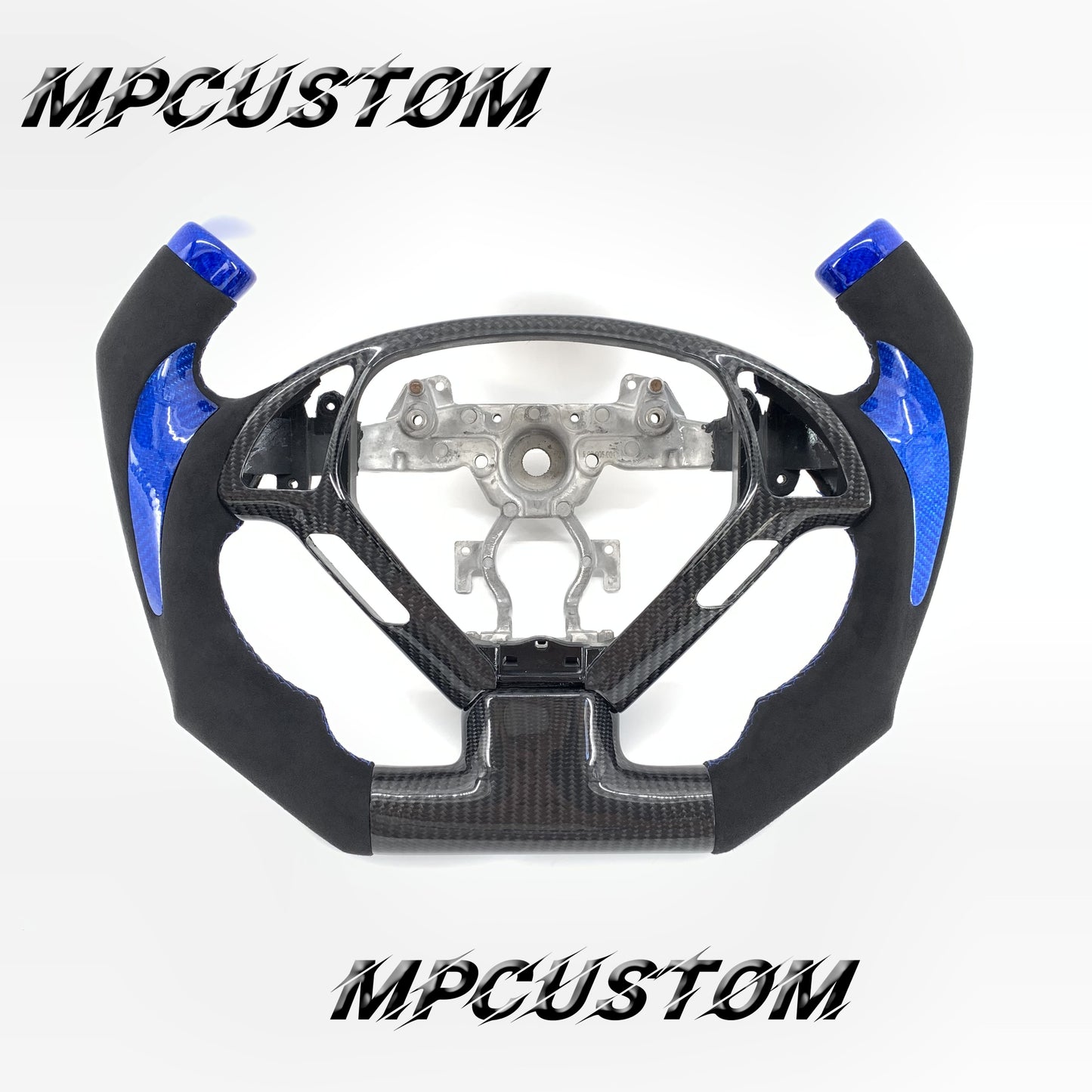 Mpcustom for Infiniti G37 2007-2015 carbon fiber steering wheel flat bottom