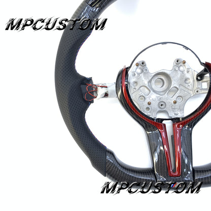 Mpcustom for BMW 2 series F22/F23/F44/F45 carbon fiber steering wheel round top