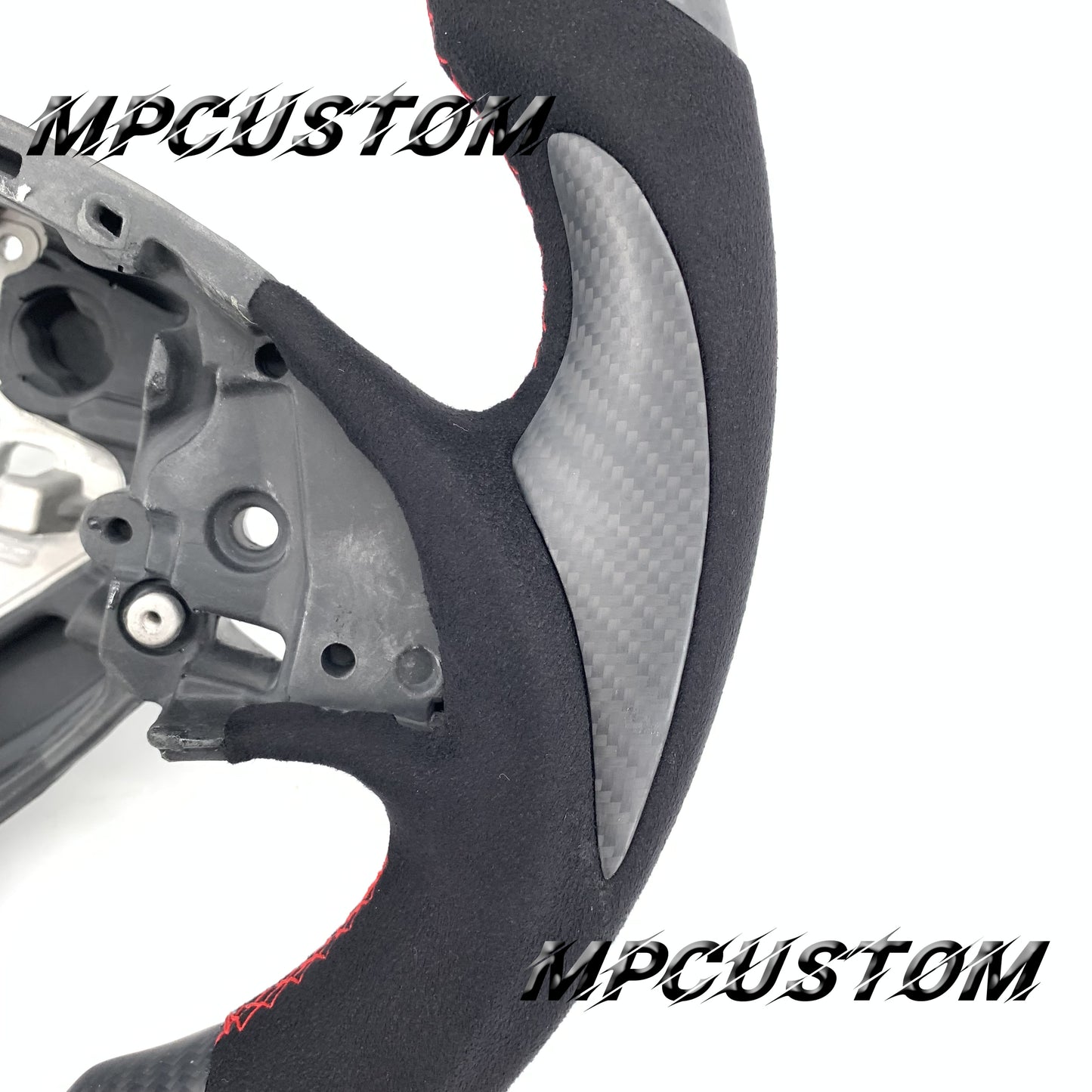 Mpcustom for Chevrolet Corvette C7 2014-2019 carbon fiber steering wheel matte
