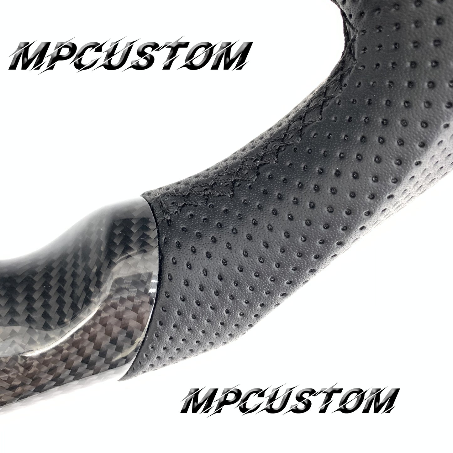 Mpcustom for Volvo S80 2007-2008 carbon fiber steering wheel gloss