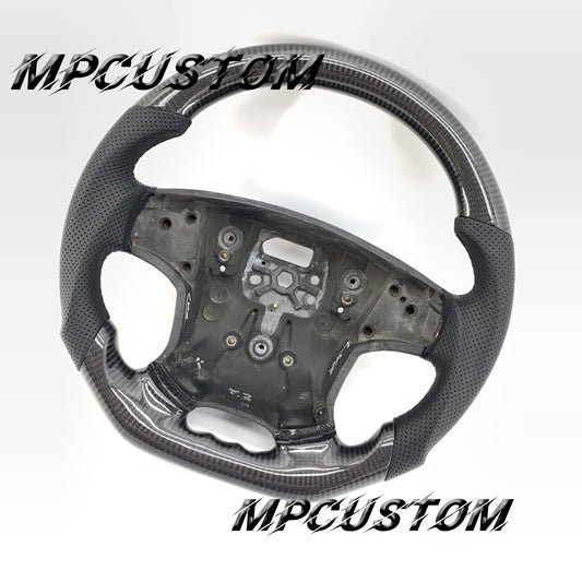 Mpcustom for Volvo S80 2007-2008 carbon fiber steering wheel perforated leather