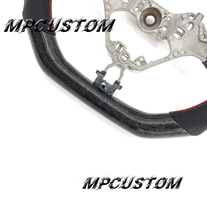 Mpcustom for Toyota 86 BRZ FRS 2017-2019 carbon fiber steering wheel round top