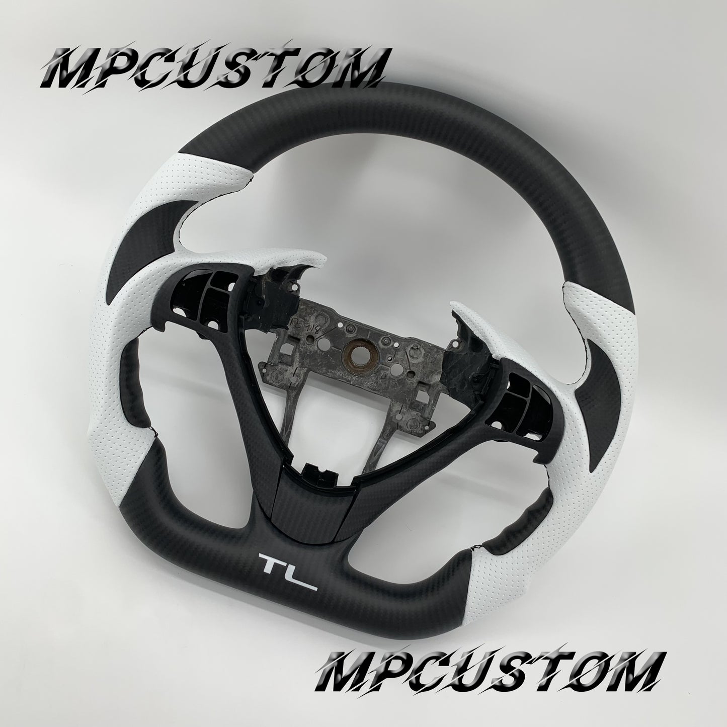 Mpcustom Acura TL 2009-2014 carbon fiber steering wheel black carbon fiber