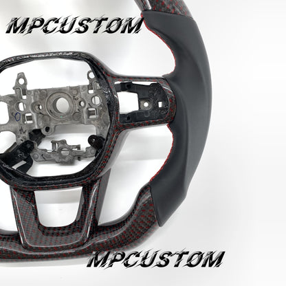 Mpcustom for Honda 11th gen Civic carbon fiber steering wheel smooth