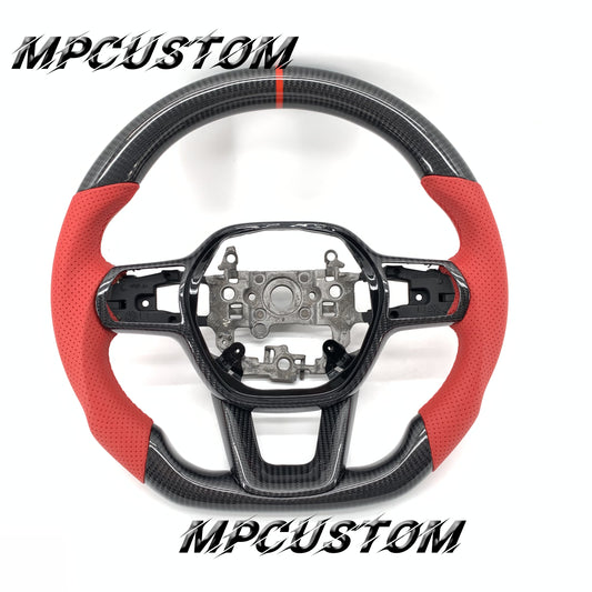 Mpcustom for Honda 11th gen Civic carbon fiber steering wheel