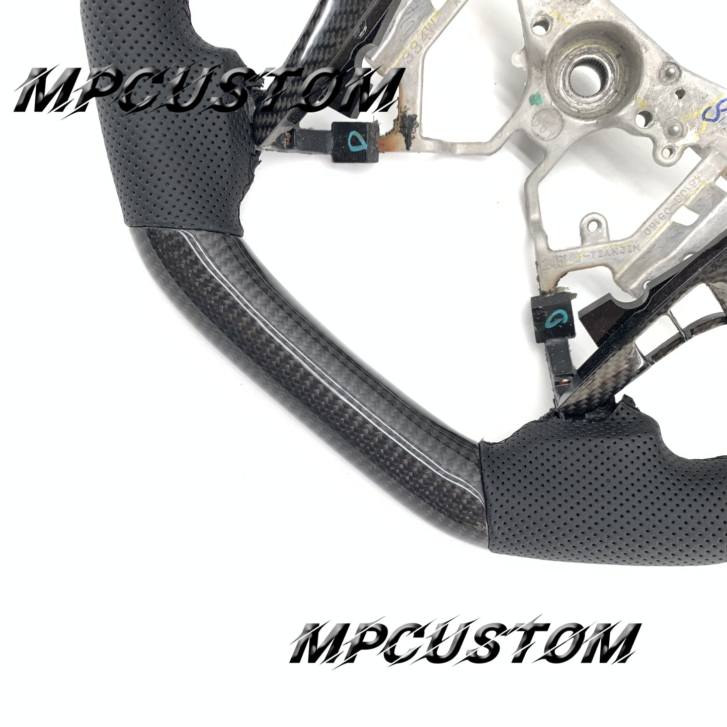 Mpcustom for Toyota Highlander 2007-2011 carbon fiber steering wheel gloss
