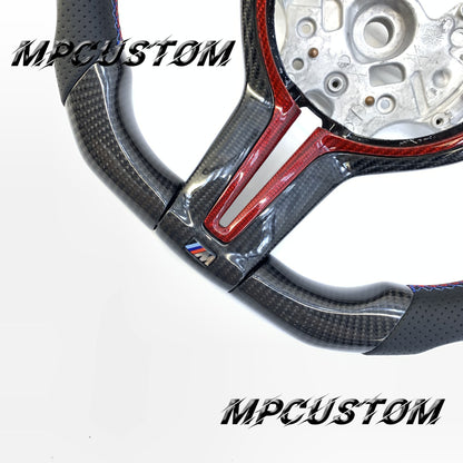 Mpcustom for BMW 2 series F22/F23/F44/F45 carbon fiber steering wheel round top
