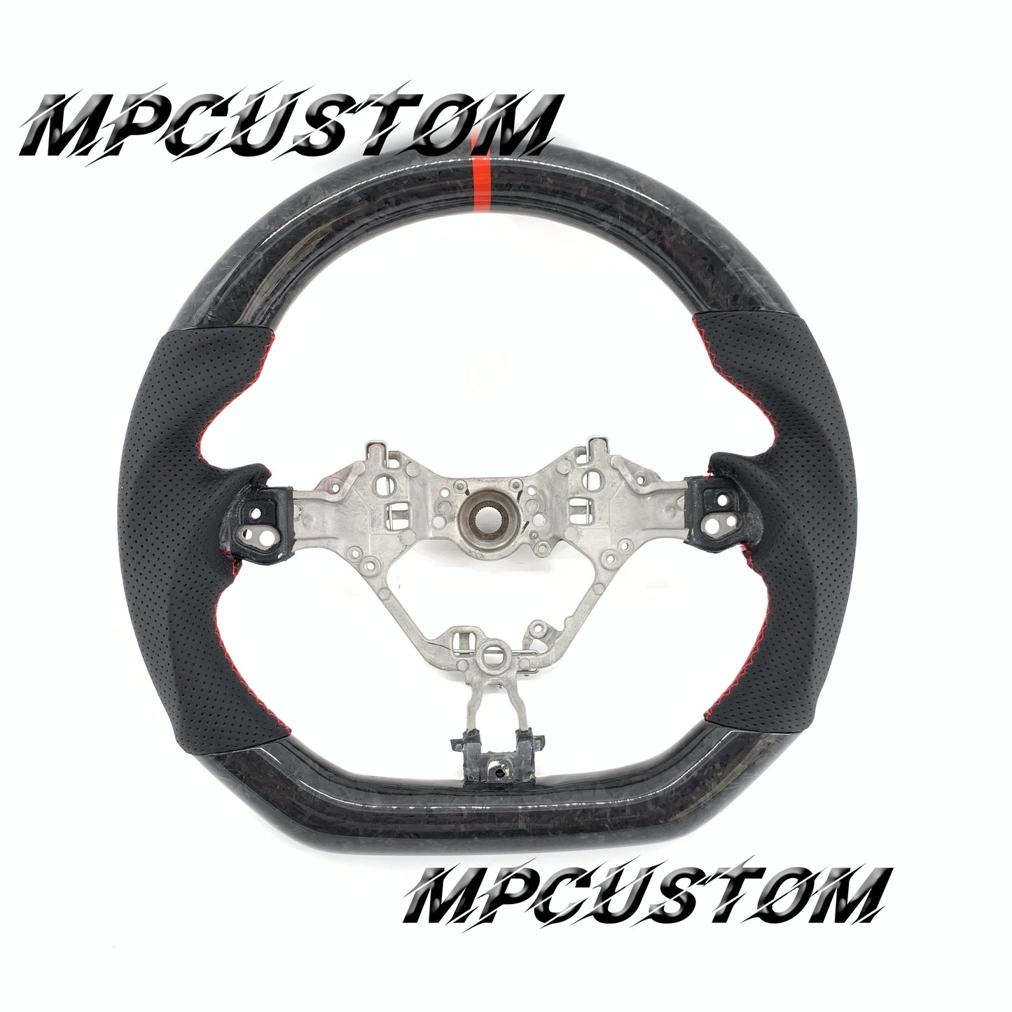 Mpcustom for Toyota 86 BRZ FRS 2017-2019 carbon fiber steering wheel round top