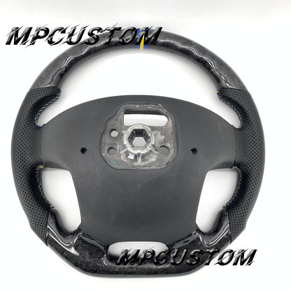 Mpcustom for Volvo S80 2007-2008 carbon fiber steering wheel flat bottom