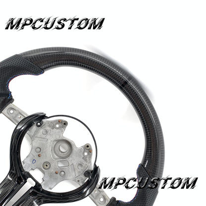 Mpcustom for BMW 6 series F06/F13/F12 carbon fiber steering wheel black stripe line