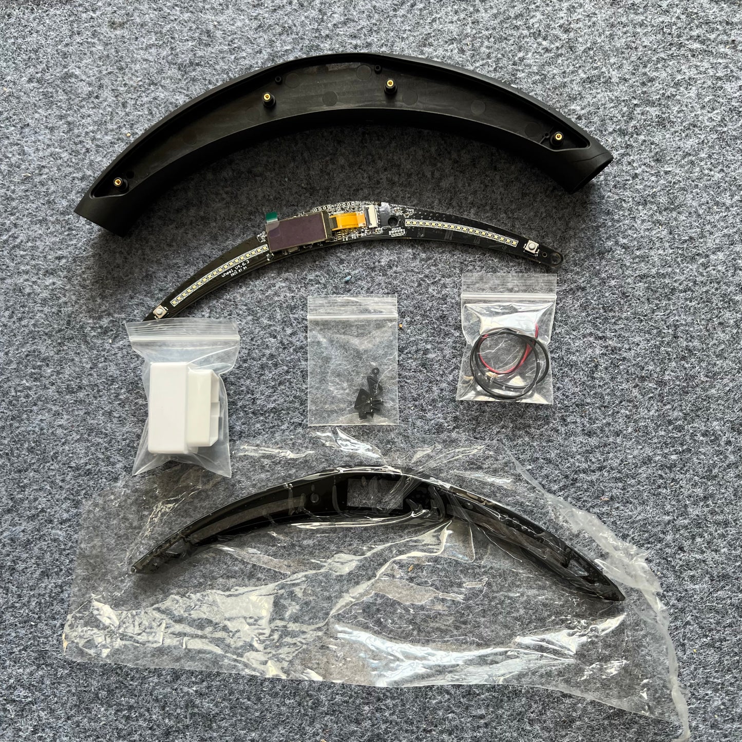 Custom steering wheel LED