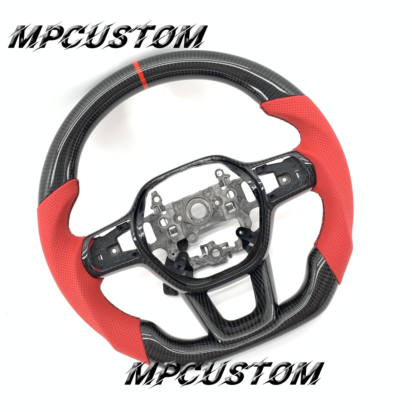 Mpcustom for Honda 11th gen Civic carbon fiber steering wheel gloss