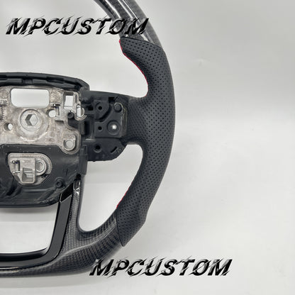 Mpcustom for Land Rover Range Rover carbon fiber steering wheel gloss and flat bottom