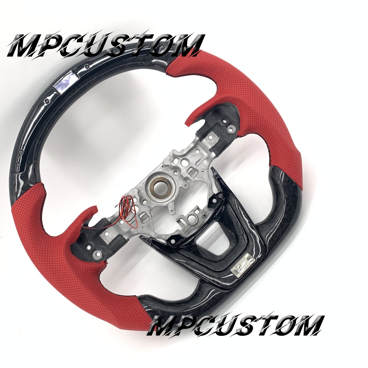 Mpcustom for Lexus NX350 2022 carbon fiber steering wheel gloss and led