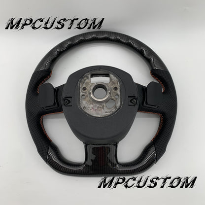 Mpcustom for Audi B7 A3 carbon fiber steering wheel gloss