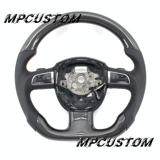 Mpcustom for Audi B7 A3 carbon fiber steering wheel