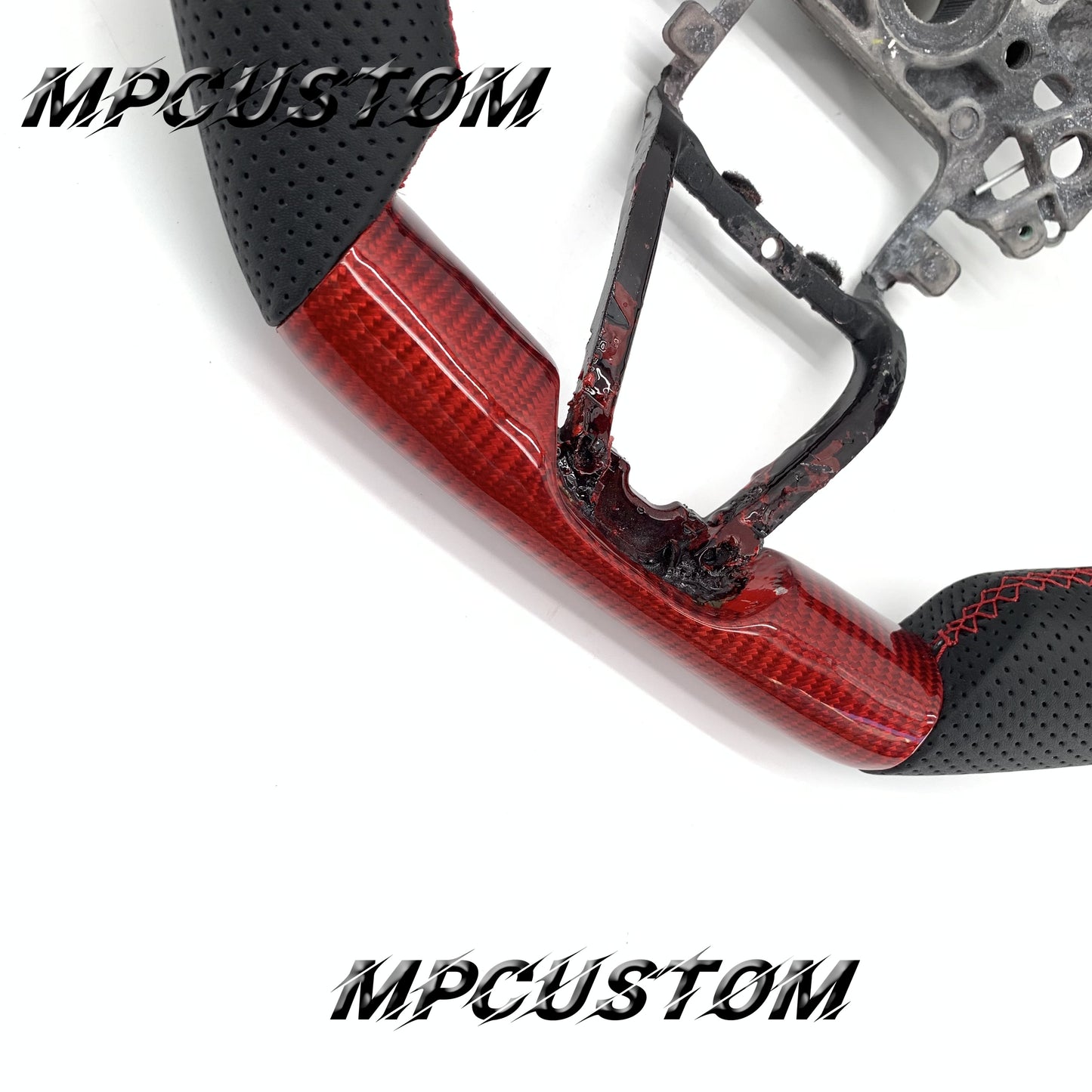 Mpcustom for Honda 10th gen Accord 2018-2022 carbon fiber steering wheel gloss and F1 shape