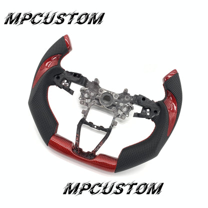 Mpcustom for Honda 10th gen Accord 2018-2022 carbon fiber steering wheel gloss and F1 shape