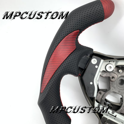 Mpcustom for Nissan 370z Juke z34 carbon fiber steering wheel f1 shape