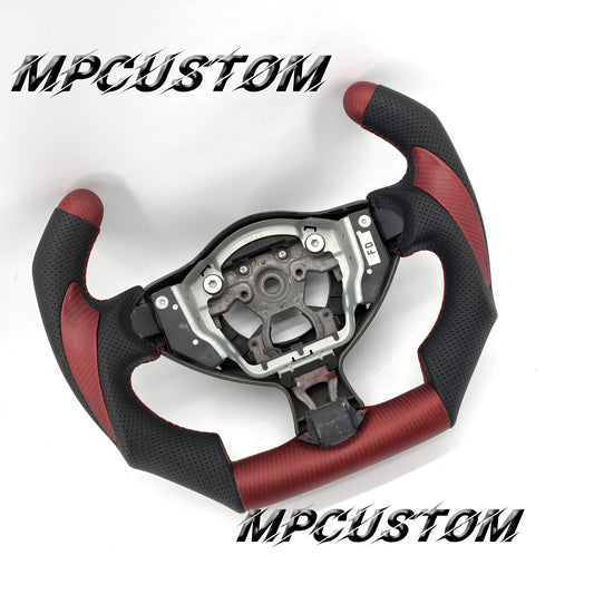 Mpcustom for Nissan 370z Juke z34 carbon fiber steering wheel f1 shape