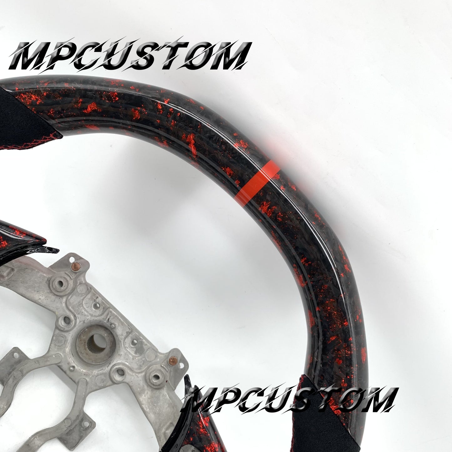 Mpcustom for Nissan GTR R35 2009-2016 carbon fiber steering wheel flat top