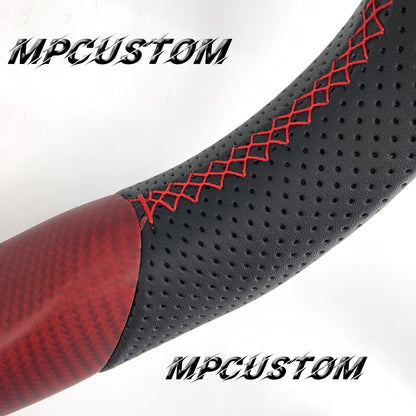 Mpcustom for Nissan 370z Juke z34 carbon fiber steering wheel black stripe line